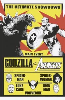 GODZILLA VS AVENGERS #1 LEE GARBETT VERSUS VAR