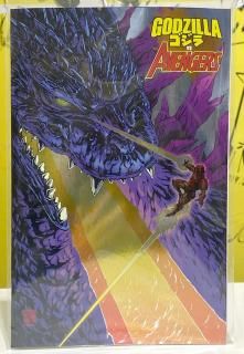 GODZILLA VS AVENGERS #1 TAKESHI OKAZAKI FOIL VAR