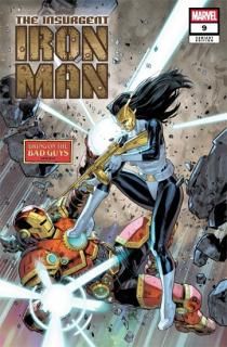 IRON MAN #9 CARLOS GOMEZ BRING ON THE BAD GUYS VAR