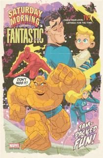 FANTASTIC FOUR #33 SEAN GALLOWAY SATURDAY MORNING VAR [DOOM]