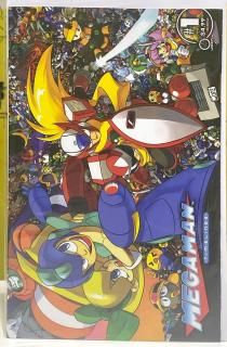 MEGA MAN TIMELINES #1 (ONE SHOT) CVR D INC 1:5 ANDREW DICKMAN WRAPAROUND VAR