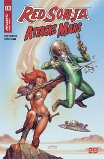 RED SONJA ATTACKS MARS #3 CVR A LINSNER