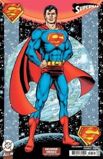 SUPERMAN #27 CVR F GEORGE PEREZ LEGACY CARD STOCK VAR