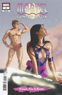 MARVEL SWIMSUIT SPECIAL FRIENDS FOES & RIVALS #1 TAURIN CLARKE VARں١