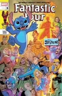 FANTASTIC FOUR #3 PACO MEDINA DISNEY STITCH VARIANT [DOOM]