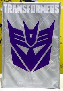 TRANSFORMERS #1 CVR B REPRINT SOUND CHIP EDITION STARSCREAM FOIL VAR