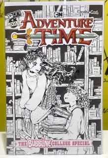 ADVENTURE TIME (2025) THE BUBBLINE COLLEGE SPECIAL # 1 (ONE SHOT) CVR D INC 1:10 B&W VAR