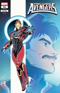 AVENGERS #31 LUCIANO VECCHIO IRON MAN VARIANT