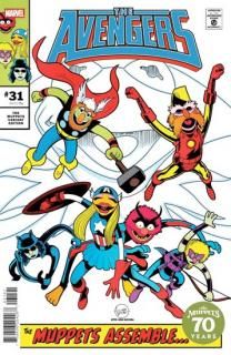 AVENGERS #31 LUCIANO VECCHIO MUPPETS VARIANT