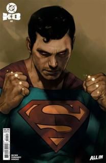 DC K.O. #1 (OF 5) CVR G BEN OLIVER FACE-OFF CARD STOCK VAR