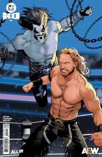 DC K.O. #1 (OF 5) CVR K DAN MORA HANGMAN ADAM PAGE AEW CAMEO CARD STOCK VAR