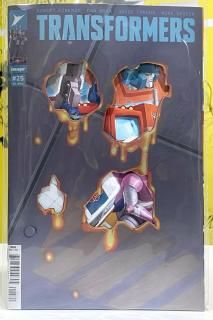 TRANSFORMERS #25 CVR K ERIC CANETE FOIL DIE CUT VAR