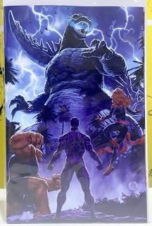 GODZILLA DESTROYS THE MARVEL UNIVERSE #4 1:50 INCV MARK BROOKS VIRGIN VARIANT