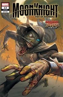 MOON KNIGHT: FIST OF KHONSHU #13 IVAN SHAVRIN MARVEL ZOMBIES VARIANT
