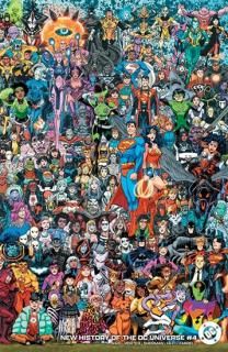 NEW HISTORY OF THE DC UNIVERSE #4 (OF 4) CVR D SCOTT KOBLISH LEGACY WRAPAROUND CARD STOCK VAR