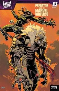 PREDATOR KILLS THE MARVEL UNIVERSE #3 SCOTT HEPBURN HUNTING THE HUNTERS VARIANT