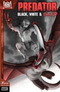 PREDATOR: BLACK, WHITE & BLOOD #4 JUNGGEUN YOON VARIANT