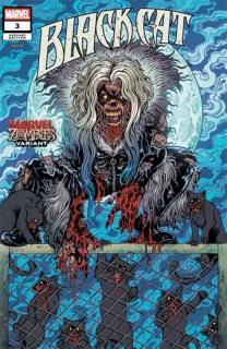 BLACK CAT #3 MARIA WOLF MARVEL ZOMBIES VARIANT