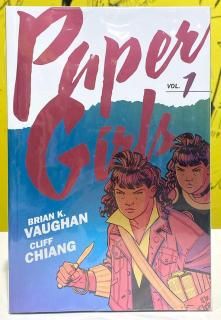 PAPER GIRLS BACKPACK EDITION TP VOL 01 DIRECT MARKET EXCLUSIVE CLIFF CHIANG CVR