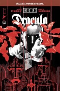 UNIVERSAL MONSTERS DRACULA BLACK & WHITE SPECIAL #1 (OF 2) CVR B MARK CHIARELLO VAR