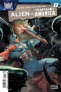 ALIEN VS. CAPTAIN AMERICA #1