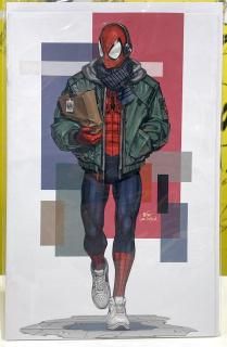 AMAZING SPIDER-MAN #15 1:50 INCV INHYUK LEE STREET-VERSE VIRGIN VARIANT