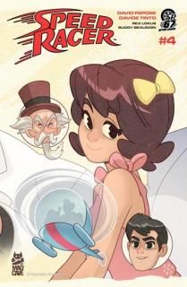SPEED RACER #4 CVR B SEAN GALLOWAY RETRO MANGA VAR