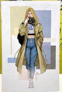 FANTASTIC FOUR #5 1:50 INCV INHYUK LEE STREET-VERSE VIRGIN VARIANT