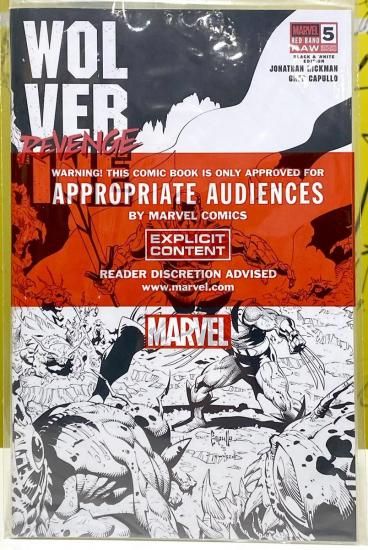 WOLVERINE: REVENGE - RED BAND: RAW - BLACK & WHITE EDITION #5