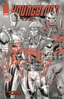 YOUNGBLOOD #1 (2025) CVR M ROB LIEFELD MANGA B&W VAR