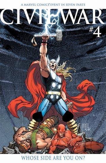 CIVIL WAR #4 FACSIMILE EDITION MICHAEL TURNER FOIL VARIANT