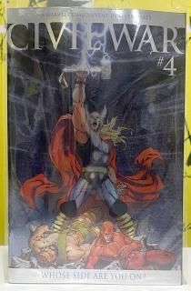 CIVIL WAR #4 FACSIMILE EDITION MICHAEL TURNER FOIL VARIANT