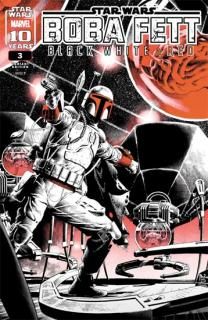 STAR WARS: BOBA FETT - BLACK, WHITE & RED #3 PAULO SIQUEIRA VARIANT