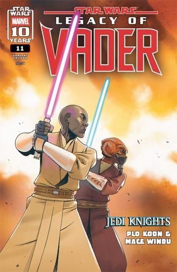 STAR WARS: LEGACY OF VADER #11 BENGAL PLO KOON & MACE WINDU JEDI