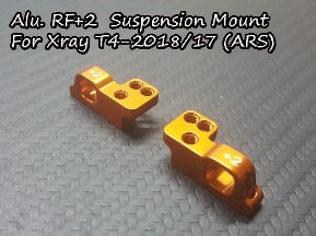 アルミRF + 2サスペンションマウント Xray用 T4-2018 / 17（ARS）TH066-XSM