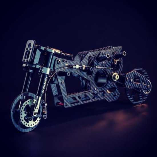 X Rider 1 5 Scorpio Rc Motorcycle Team Edition