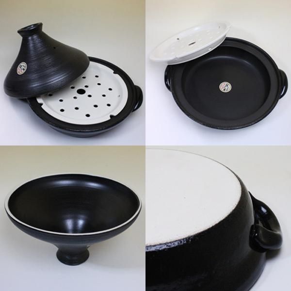 タジン鍋 特大 土鍋 蒸し土鍋 無水鍋 直径25cm 萬古焼 直火OK