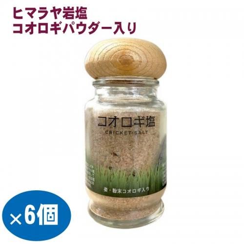 6個セット 昆虫食 コオロギパウダー入りヒマラヤピンク岩塩 コオロギ塩 6個セット 昆虫食 コオロギパウダー入りヒマラヤピンク岩塩 コオロギ塩