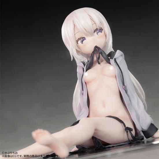 かぷりちお氏オリジナルイラスト「パーカー少女」ちょいえちver. 1/7スケール 塗装済み完成品フィギュア