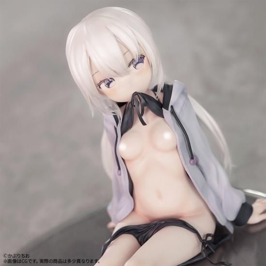 かぷりちお氏オリジナルイラスト「パーカー少女」ちょいえちver. 1/7スケール 塗装済み完成品フィギュア