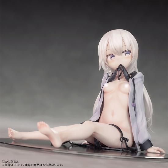 かぷりちお氏オリジナルイラスト「パーカー少女」ちょいえちver. 1/7スケール 塗装済み完成品フィギュア