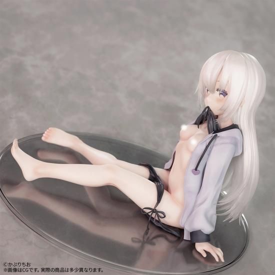 かぷりちお氏オリジナルイラスト「パーカー少女」ちょいえちver. 1/7スケール 塗装済み完成品フィギュア