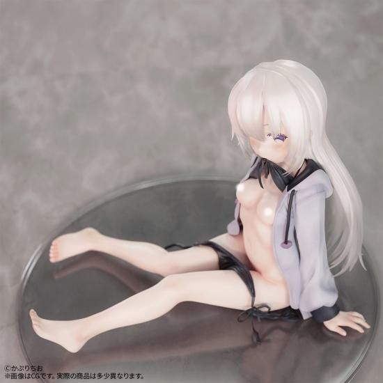 かぷりちお氏オリジナルイラスト「パーカー少女」ちょいえちver. 1/7スケール 塗装済み完成品フィギュア