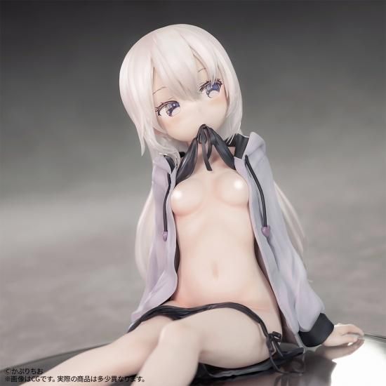 かぷりちお氏オリジナルイラスト「パーカー少女」ちょいえちver. 1/7スケール 塗装済み完成品フィギュア