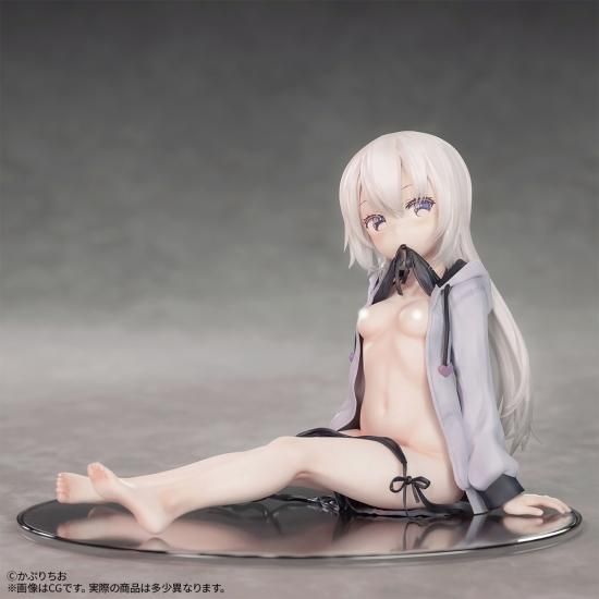 かぷりちお氏オリジナルイラスト「パーカー少女」ちょいえちver. 1/7スケール 塗装済み完成品フィギュア