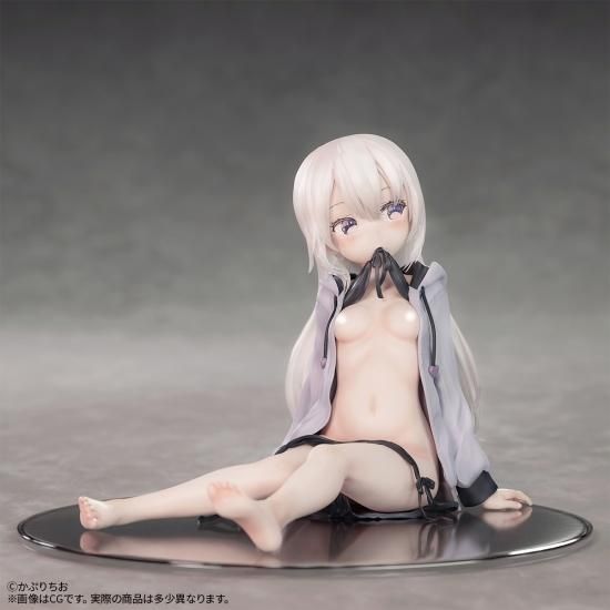 かぷりちお氏オリジナルイラスト「パーカー少女」ちょいえちver. 1/7スケール 塗装済み完成品フィギュア