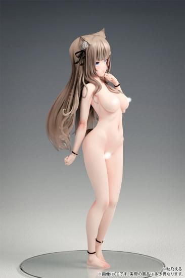 秋乃える イラスト「ミコちゃん」 脱衣ver. 1/7 スケールフィギュア