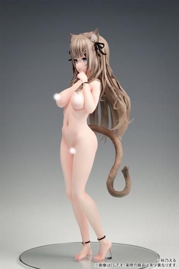 秋乃える イラスト「ミコちゃん」 脱衣ver. 1/7 スケールフィギュア