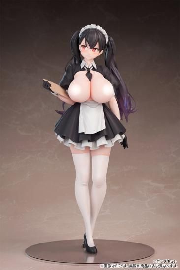 ポップキュン イラスト「高時給メイドカフェ店員さん」脱衣ver. 1/6スケール 塗装済み完成品フィギュア