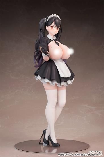 ポップキュン イラスト「高時給メイドカフェ店員さん」脱衣ver. 1/6スケール 塗装済み完成品フィギュア